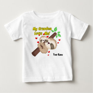 Camiseta Minha avó ama-me preguiça