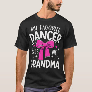 Camiseta Minha Avó Dançarina Favorita Dança Avó Dançando G