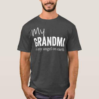Camiseta Minha avó é meu anjo na Terra