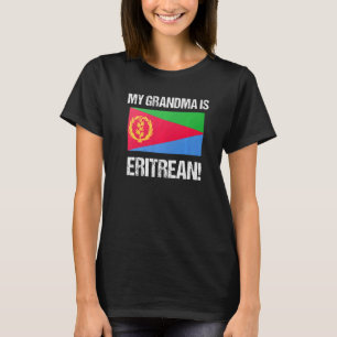 Camiseta Minha Avó É Orgulho Eritreia Bandeira Da Eritreia