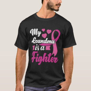 Camiseta Minha Avó É Um Apoio ao cancer de mama De Luto