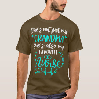 Camiseta Minha Avó É Uma Enfermeira Orgulhosa Que Enfermeir