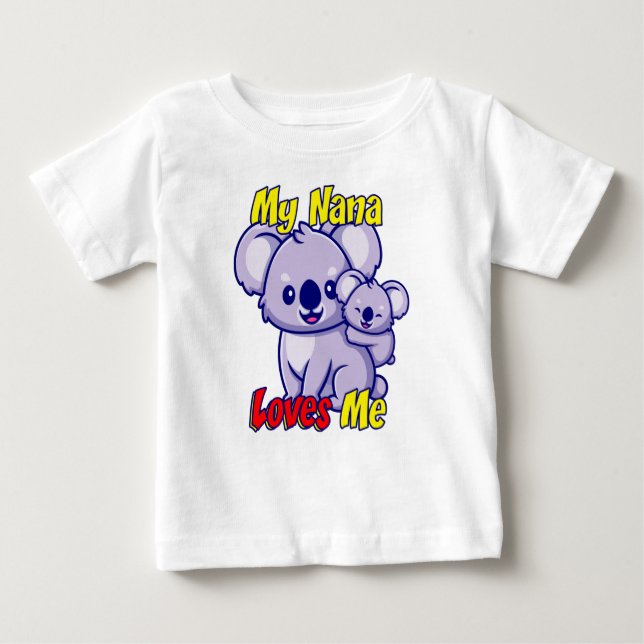 Camiseta Minha avó me ama Koala (Frente)