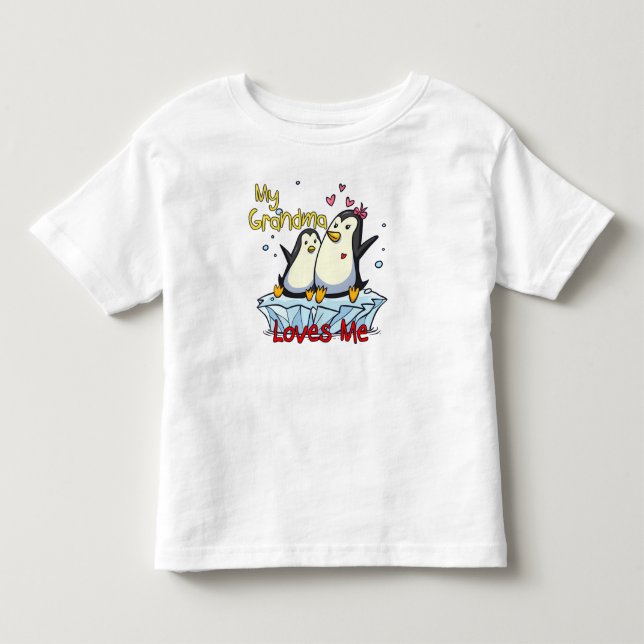 Camiseta Minha Avó Me Ama Pinguim (Frente)