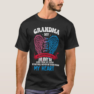 Camiseta Minha Avó Meu Anjo Ela Nunca Será Tirada De Mim