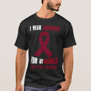 CAMISETA MINHA AVÓ MEU GAROTO DE CÉLULAS DOENTE