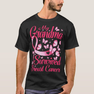 Camiseta Minha avó sobreviveu à vigilância do Cancer da mam