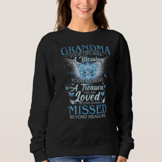Camiseta Minha Avó Sua Vida Foi Uma Bendição Da Sua Memória