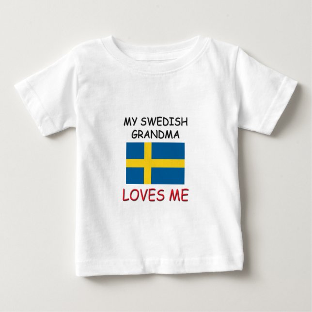 Camiseta Minha avó sueca me ama (Frente)