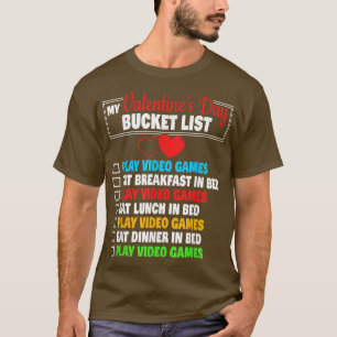 Camiseta Minha Balde De Fazer Lista Videos games Meninos Va