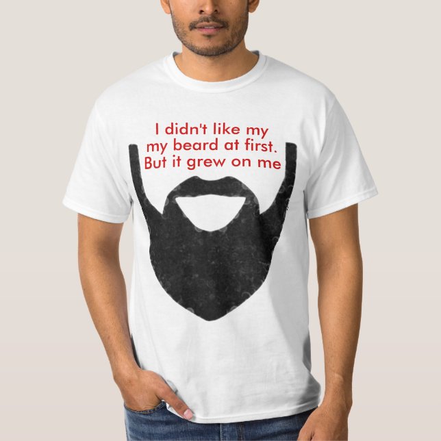 Camiseta Minha barba cresceu em mim (Frente)