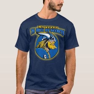 Camiseta Minha barba é Cheio de esconderijos clássicos