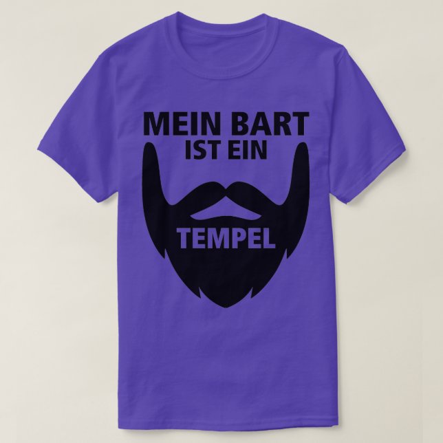 Camiseta Minha barba é um barba de templo (Frente do Design)