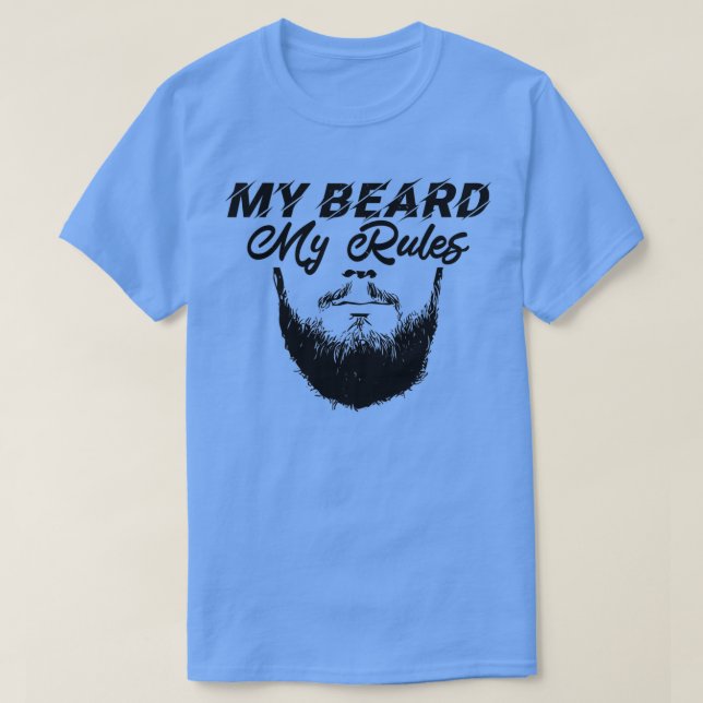 Camiseta Minha barba minhas regras 10 (Frente do Design)