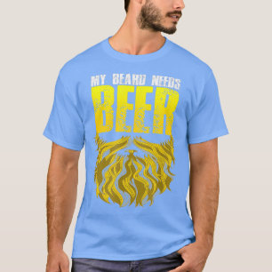Camiseta Minha Barba Precisa De Cerveja Para Um Marido De M