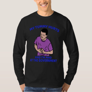 Camiseta Minha Barriga Dói E Estou Com Raiva Do Governo 5