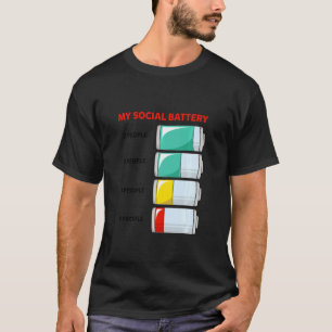 Camiseta Minha Bateria Social Para Pessoas Introduzidas - A