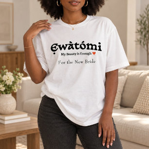 Camiseta Minha Beleza é Suficiente — Presente para