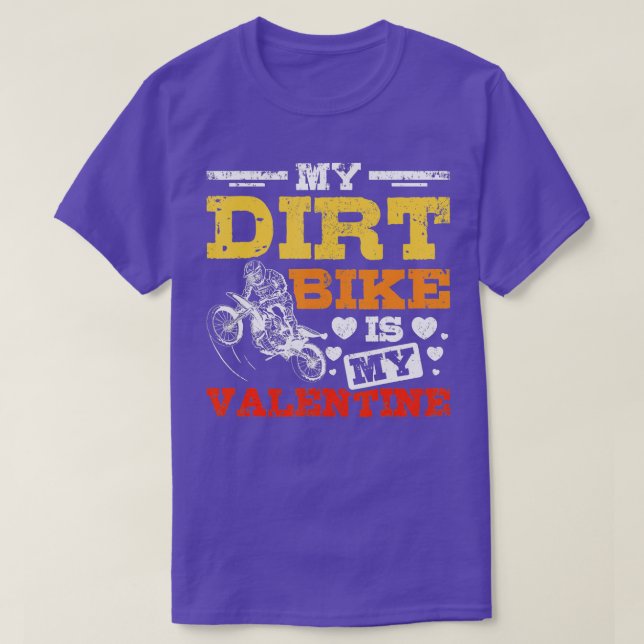 Camiseta Minha Bicicleta De Dirt É Minha Namorados (Frente do Design)