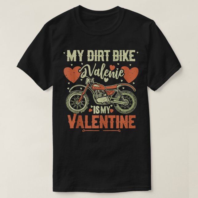 Camiseta Minha Bicicleta De Dirt É Minha Vala De Lover De N (Frente do Design)
