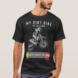 Camiseta Minha Bicicleta De Sujeira Está Ligando E Eu Tenho