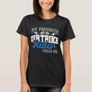 Camiseta Minha Bicicleta de Sujeira Favorita Me Chama Mãe -