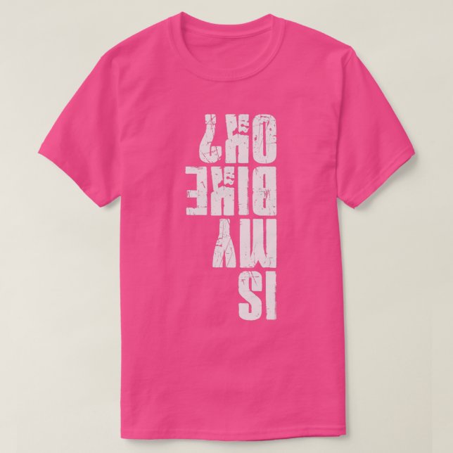 Camiseta Minha bicicleta está bem Engraçada Acidente de bic (Frente do Design)