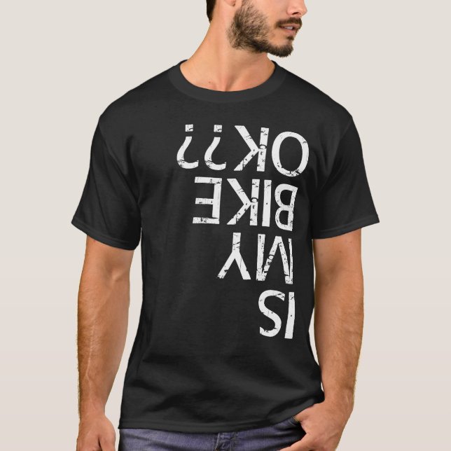 Camiseta minha bicicleta está ok (Frente)