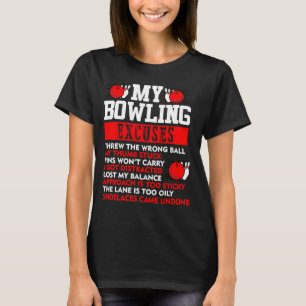 Camiseta Minha Boliche Excussa Pins não carregar que me dis