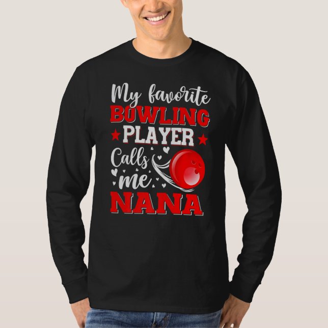 Camiseta Minha Boliche favorita me chama de mãe da Nana (Frente)