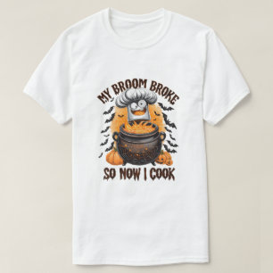 Camiseta Minha Broca Quebrou Então Agora Eu Cozinho - Chef