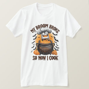 Camiseta Minha Broca Quebrou Então Agora Eu Cozinho - Chef