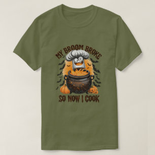 Camiseta Minha Broca Quebrou Então Agora Eu Cozinho - Chef