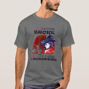 Camiseta Minha Broca Quebrou Então Agora Eu Passo Uma Moto