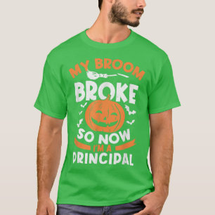 Camiseta Minha Broom partiu, agora sou diretor Halloween