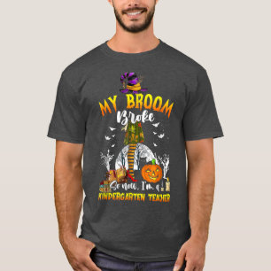 Camiseta Minha Broom partiu, então agora sou professor de j
