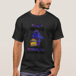Camiseta Minha Broom Quebrou Então Agora Eu Conduzo Um Gato