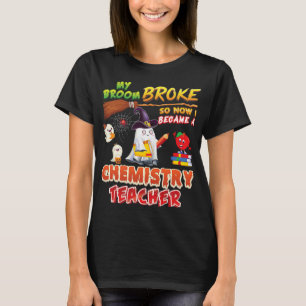 Camiseta Minha Broom Quebrou Então Eu Me Tornei Um Professo