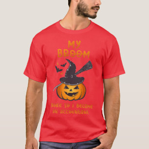 Camiseta Minha Broom Quebrou, Então Me Tornei Um Essencial 
