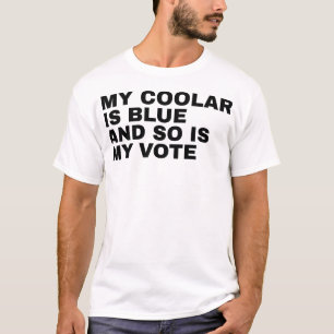 Camiseta Minha C gola É Azul E Meu Voto Também Eleitor Demo