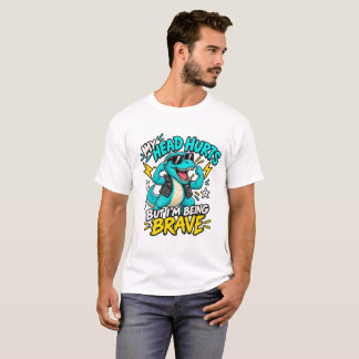 CAMISETA MINHA CABEÇA DOI MAS ESTOU SENDO CORAJOSA