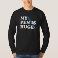 Minha Caneta É Enorme Escritor Autor Humor Espert