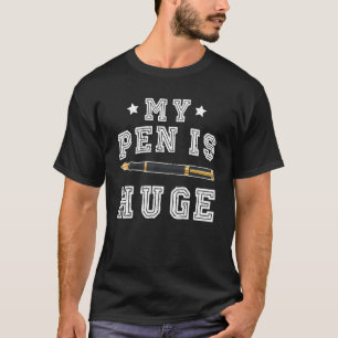 Camiseta Minha Caneta É Que Ditos Motivacionais Enormes Sur
