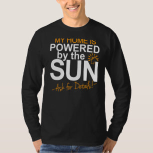 Camiseta Minha Casa É Acionada Pelos Modelos Solares Da Sun