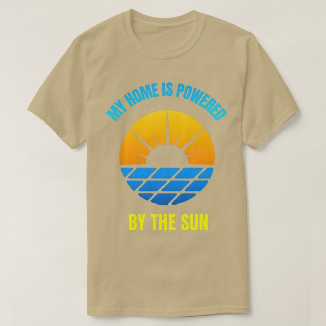 Camiseta Minha casa é movida pelo Sol 7 (Frente do Design)