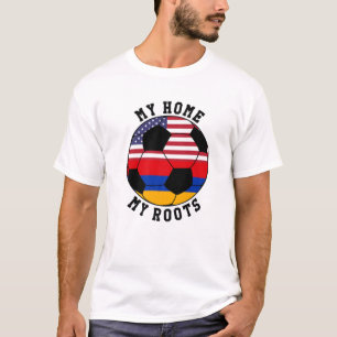 Camiseta Minha casa Meu coração Raízes na Armênia