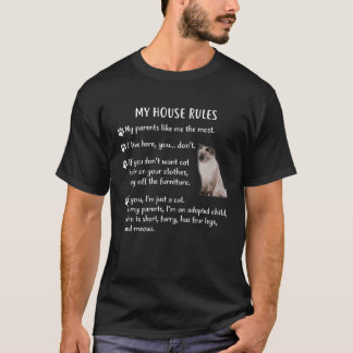 Camiseta Minha Casa Regimento Ragdoll Shirt Ragdoll Cat Cam