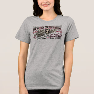Camiseta Minha Chave Pode Consertar Seu Carro, Não Sua Atit
