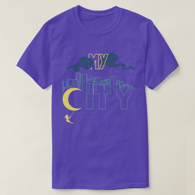 Camiseta Minha cidade (Frente do Design)