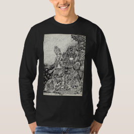 Camiseta Minha cidade foi levada pelo fogo no mar